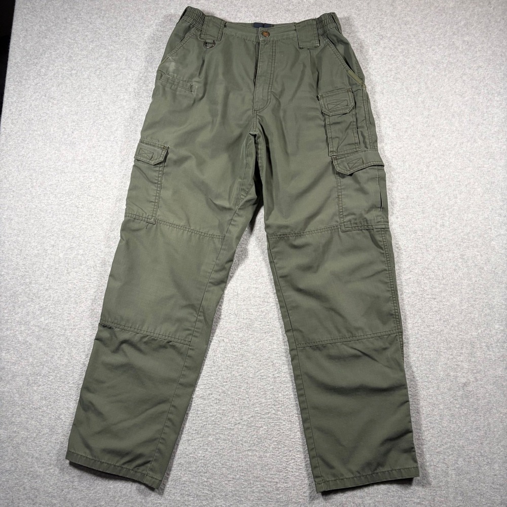5.11 Tactical Series Cargo Pants Mens 32x32 Green Ripstop Outdoor Utility Work